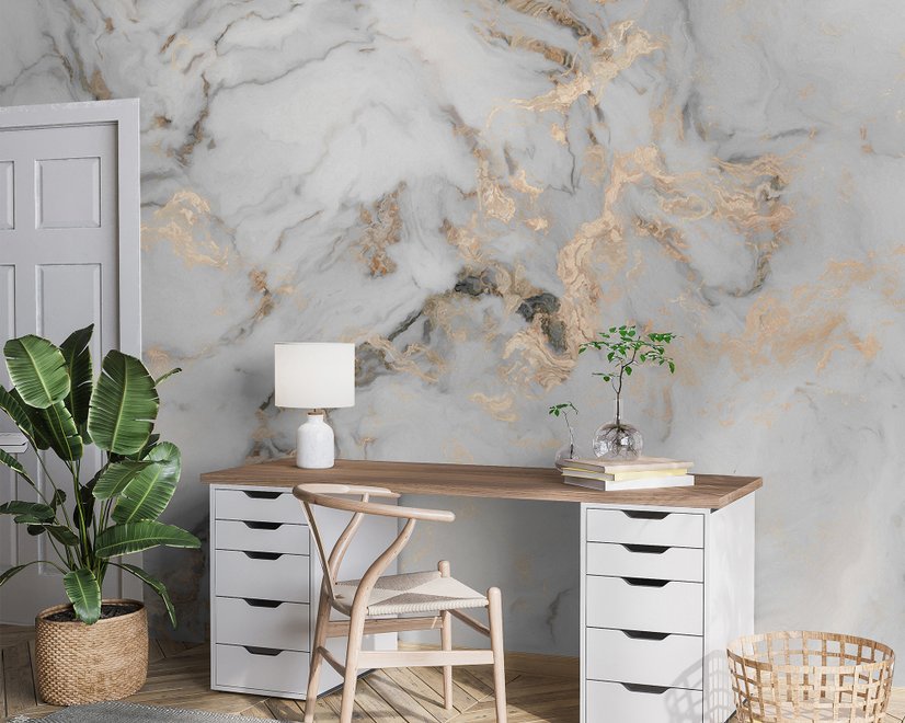 Abstract Marble Wallpaper Mural