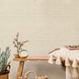 Papier peint panoramique de texture chenille beige