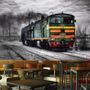 Vintage Railway Wallpaper Mural