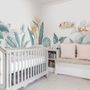 Tropical Banana Leaf with a Bird Wallpaper Mural