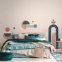 Geometric Arch with Shapes Wall Decal Sticker