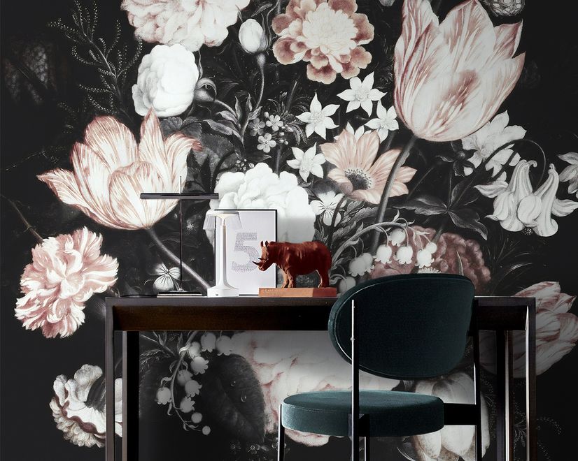 Dutch Floral Bouqet Wallpaper Mural