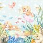 Kids The Little Mermaid in the Underwater Wallpaper Mural