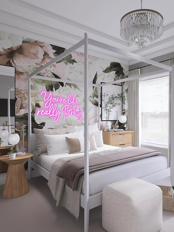 Dutch Pink Peony Floral Wallpaper Mural