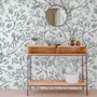 Monochrome Botanical Plants Chinoiserie Wallpaper Mural