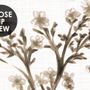 Monochrome Botanical Plants Chinoiserie Wallpaper Mural