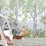 Papier peint animaux de la forêt pour enfants