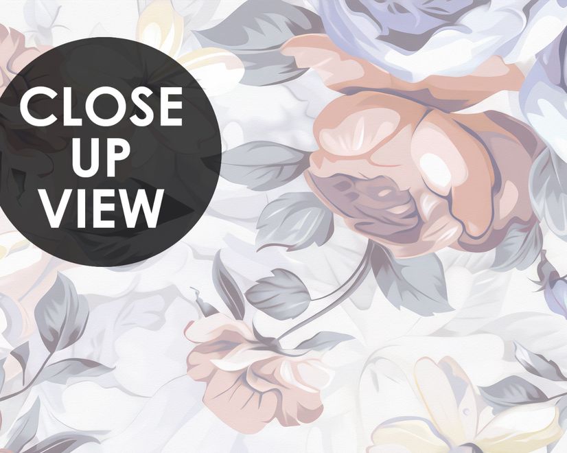 Vintage Floral Art Wallpaper Mural