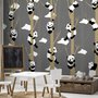 Cartoon-Pandas mit Baumzweigen Fototapete
