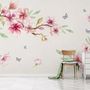 Pink Cherry Blossom Wallpaper Mural