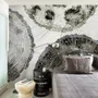 Watercolor Abstract Round Art Wallpaper Mural