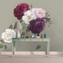 Pivoine colorée et marguerite blanche Bouqets floraux Stickers muraux