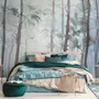 Watercolor Trees Wallpaper Mural