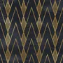 Art Deco Triangle Line on Dark Background Wallpaper Mural