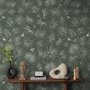 Tropical Palm Leaf and Birds Wallpaper Mural