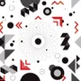Colorful Geometric Lines Wallpaper Mural