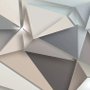 Papier peint panoramique géométrique